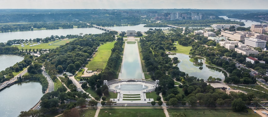 Vue à 360° depuis le Washington Monument