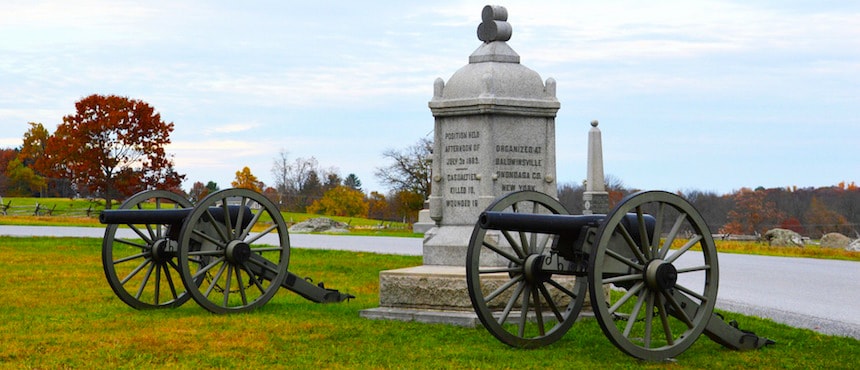 Sur les traces de la guerre de Sécession à Gettysburg