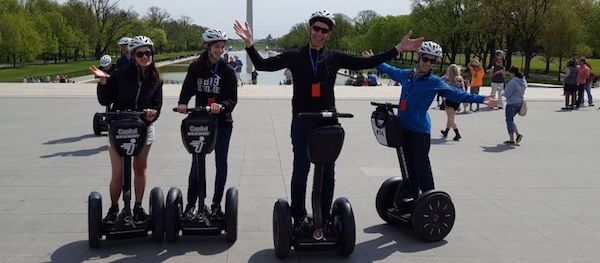 Visite en segway à Washington