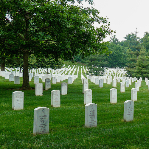 Le Cimetière d'Arlington à Washington